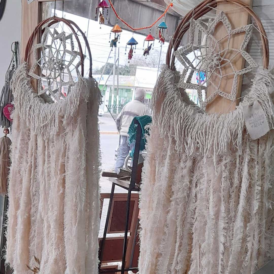 atrapasueños tejidos